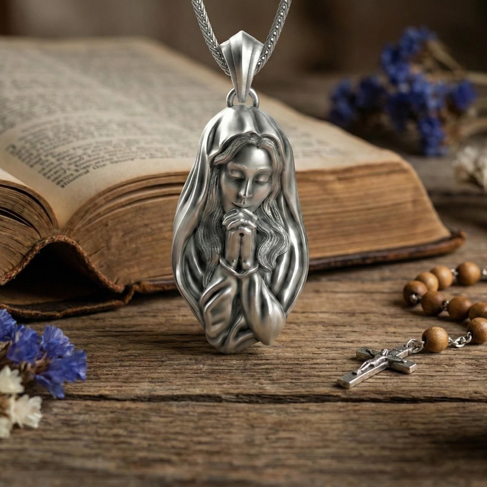 Dua Eden Meryem Ana Kolye, Oksitlenmiş Gümüş Dini Takı