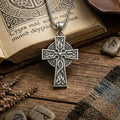 Antik Gümüş Hristiyan Haçı Kolye Ucu