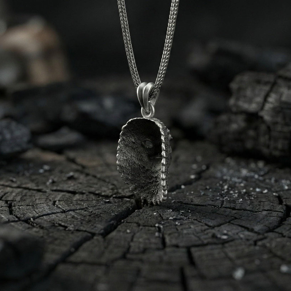 Gümüş Kartal Başlı Kolye Ucu