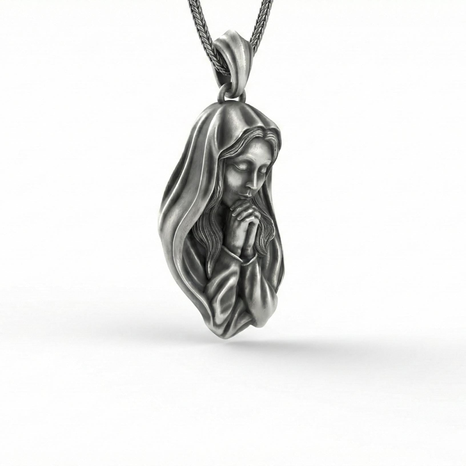 Dua Eden Meryem Ana Kolye, Oksitlenmiş Gümüş Dini Takı