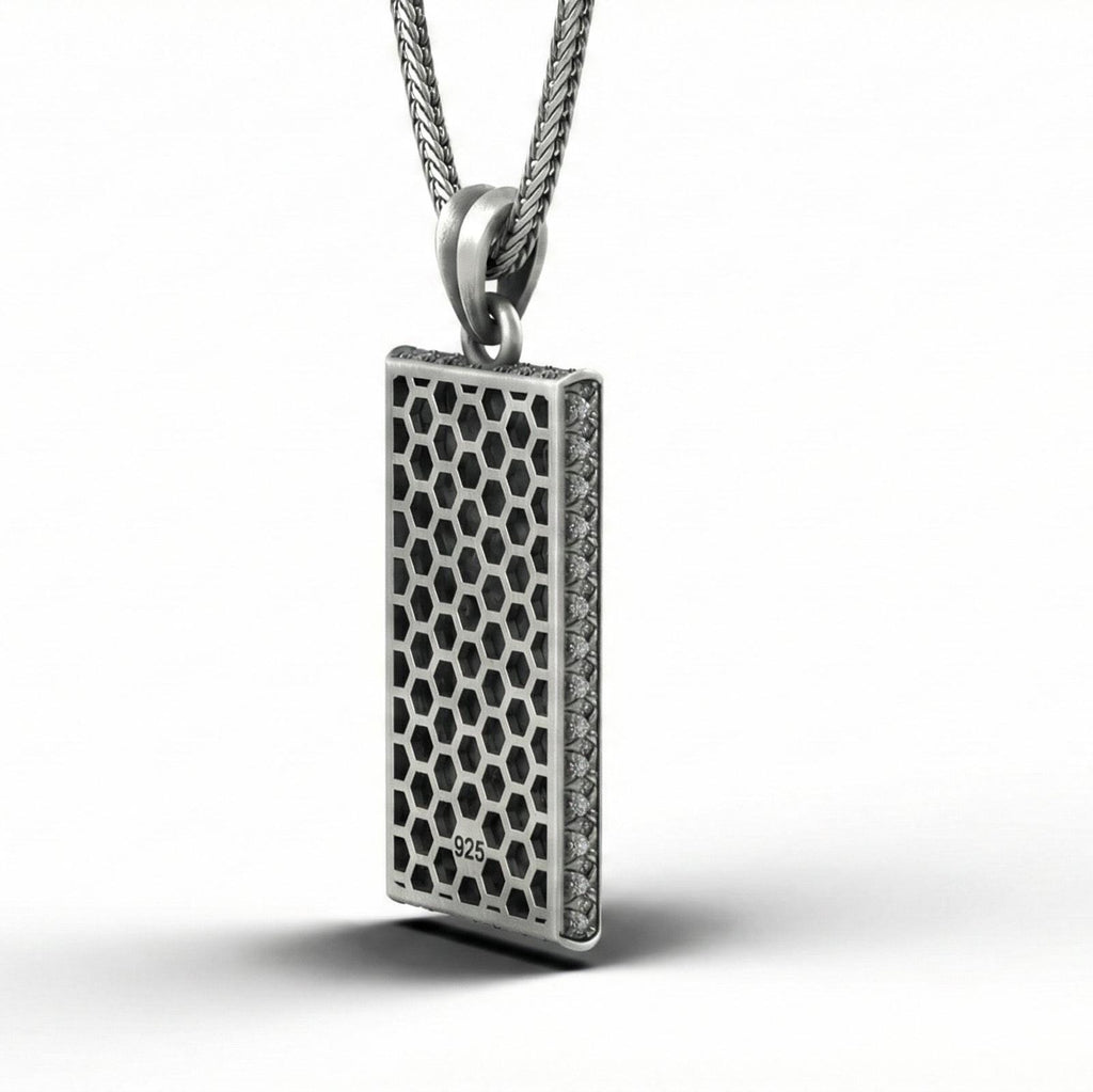 İsa Mesih Kolye Ucu, Oksitlenmiş Gümüş, Dini Takı