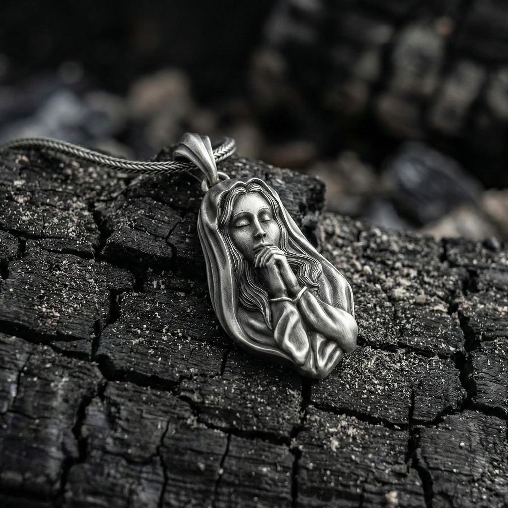 Dua Eden Meryem Ana Kolye, Oksitlenmiş Gümüş Dini Takı