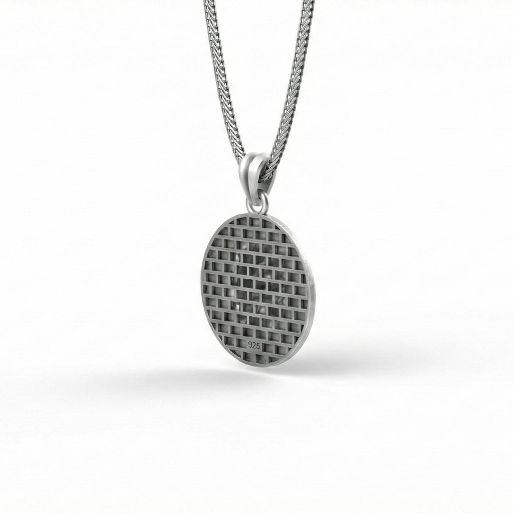 Canavar Kafası Kolye Oksitlenmiş Gümüş Korku Temalı Takı