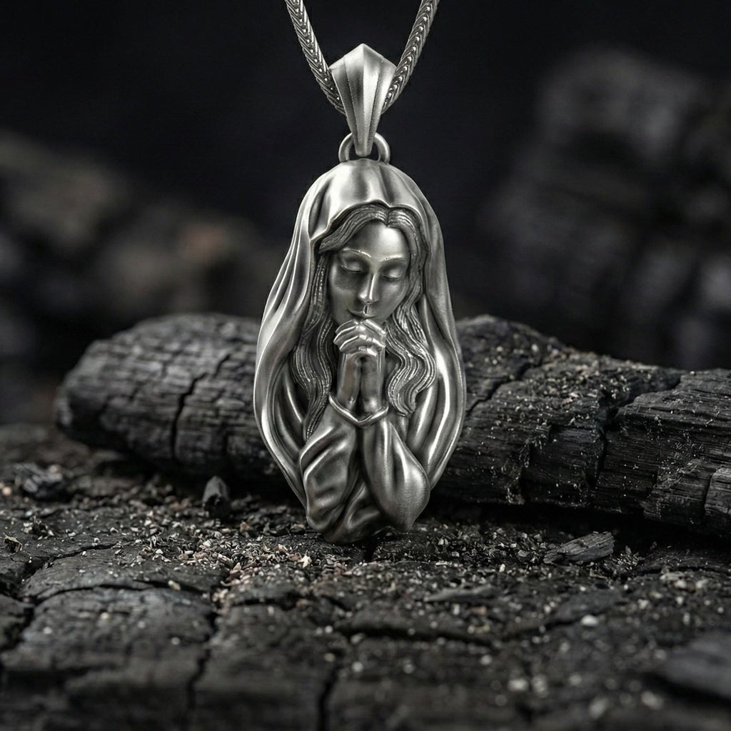 Dua Eden Meryem Ana Kolye, Oksitlenmiş Gümüş Dini Takı