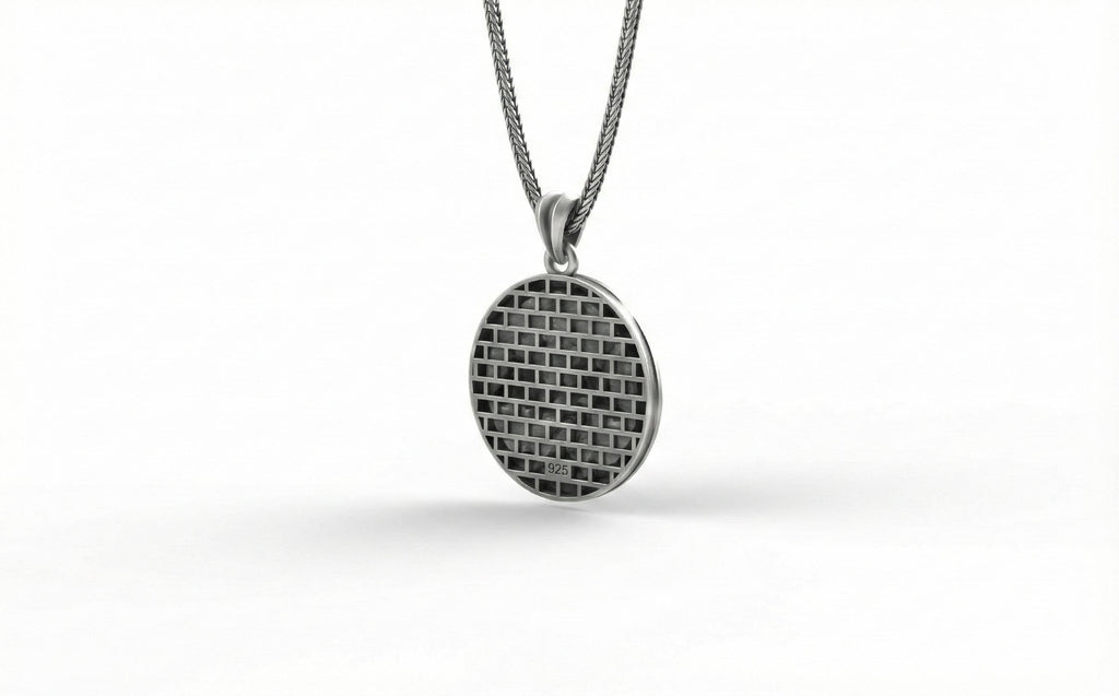 Antik Gümüş Anubis Ankh Horus'un Gözü Kolye Mısır Titolojisi Takı